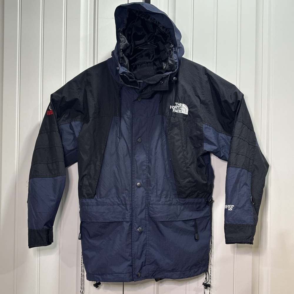 The North Face Summit Series Jacket Mens Small Blue/Black Gore-Tex XCR